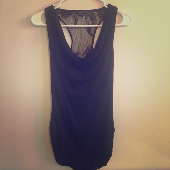 Guess Tops - Black lacy guess tank Guess Tops - Black lacy guess tank